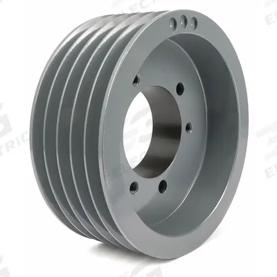 APPROVED VENDOR V-Belt Pulley: 3V500, 5 Groove, 5 in OD, Bushed Bore, SDS - Bushed-Bore Cast-Iron Wedge V-Belt Pulleys