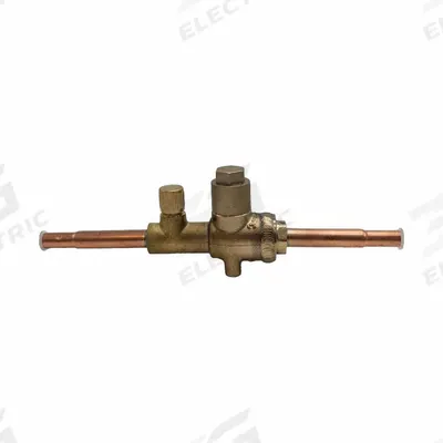 RANCO Ball Valves: 113.9 Cv, 1 5/8 in Female Sweat, Access Port, No Relief Port - Sweat Connection Refrigeration Ball Valves