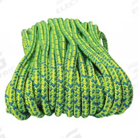 ALL GEAR Rigging and Climbing Rope: Double Braid, 1/2 in Dia, 750 lb Working Load Limit, Nylon, Blue (MPN AG16SP12120N). Key specifications — Brand: ALL GEAR; Rope Type: Dynamic; Third Color: Yellow.