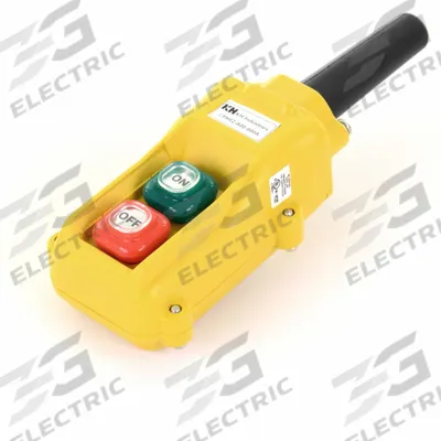 KH INDUSTRIES Pendant Control Station: (2) Push Buttons, 1NO/1NC, On/Off - Push-Button Pendants