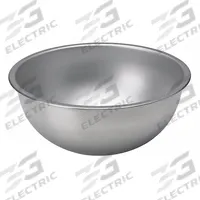 VOLLRATH Mixing Bowl: 0.75 qt Capacity, Stainless Steel, 6 1/4 in Outside Dia, Silver, Satin (MPN 69006). Key specifications — Brand: VOLLRATH; Material: Stainless Steel.