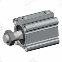 SMC Compact Cylinder: 32 mm Bore Dia, 25 mm Stroke Lg, Through Hole Mounting, Aluminum, 1/8 in NPT (MPN CDQ2B32TN-25DMZ). Key specifications — attr946022: Through Hole; attr946024: Single Rod; attr946038: CQ2; attr1123057: Rotating Rod; attr945997: SMC.
