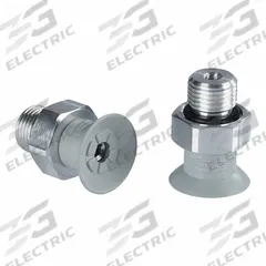 SCHMALZ Vacuum Pad Assembly: G1/8 in, 16.8 mm Pad Dia, NBR, 55 A, Gray, 15 mm Pad Ht (MPN 10.01.01.14113). Key specifications — attr1019168: 55 A; attr1019165: 10.01.01.14113; attr1019167: SCHMALZ; attr1019180: Gray.