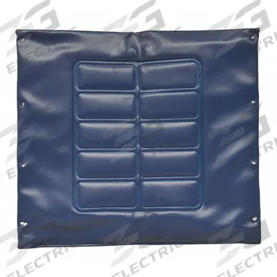 ALCO Embossed Back Upholstery: Vinyl, 20 in Overall Wd, 18 in Overall Ht - Seat & Back Upholstery for Wheelchairs