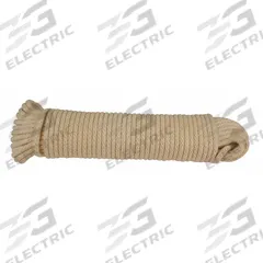 APPROVED VENDOR General Purpose Utility Rope: Braid, 5/32 in Dia, 150 lb Working Load Limit, Cotton (MPN 120055-00100-000). Key specifications — Brand: APPROVED VENDOR; Rope Type: Dynamic.