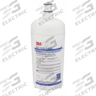 3M WATER FILTRATION PRODUCTS Quick-Connect Water Filter: 0.2 micron, 2.5 gpm - Quick-Connect Ice Machine & Refrigerator Water Filters