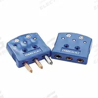 OMEGA Temperature Probe Connectors & Adapters: Jack, For Type U Thermocouple Type, Std Jack (MPN OTP-U-F). Key specifications — Includes Clamp: No Clamp Included; Includes Write-On Window: No Write-On Window Included; Product Type: Jack; Contact Material: Copper; Connector Type: Standard Jack; Brand: OMEGA; Color: White; Body Material: Glass-Filled Nylon.