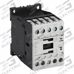 EATON IEC Magnetic Contactor: Non-Reversing, 3 Poles, 3NO Contacts, 12 A, 120V AC Coil (MPN XTCE012B10A). Key specifications — Brand: EATON; Integrated Surge Suppression: Yes.