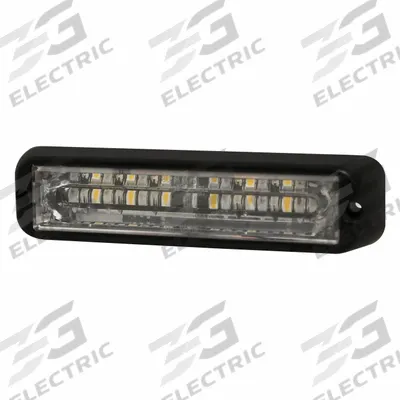 ECCO Warning Light: Perimeter Flashing Warning Light, Amber/Blue, 1 3/16 in Overall Wd - Vehicle Perimeter Flashing Warning Lights