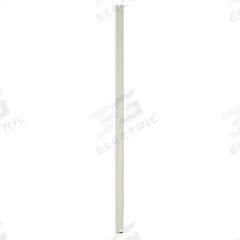 ASI GLOBAL Partition Column: Plastic Polymer, Pebble, Cream, 82 in Ht, 12 in Wd, 1 in Thick (MPN 65-M087129-9235). Key specifications — Inner Core Type: Solid Polymer; Brand: ASI GLOBAL PARTITIONS; Color: Cream; Finish/Texture: Pebble.