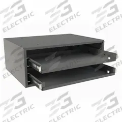 Sliding Drawer Cabinet Frame: 15 5/8 in x 11 7/8 in x 6 3/8 in, For 2 Drawers, Gray, Bearing (MPN 306B-95). Key specifications — Cabinet Color: Gray; Stackable: Yes; Compatible Manufacturer Model Number: 306B-95; Brand: DURHAM MFG.