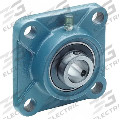 TRITAN 4 Bolt Flange Bearing: Radial Ball, 2 in Bore, Cast Iron, Set Screws - General Purpose Flange-Mount Ball Bearings