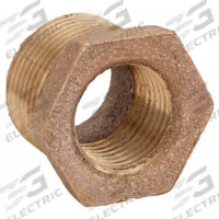 APPROVED VENDOR Metal Pipe Straight: Straight, 1 1/4 in x 1 in, Brass, 200 psi, Bushing (MPN 6RCW8). Key specifications — Brand: APPROVED VENDOR; Maximum Operating Pressure: 200 psi.