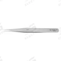 EXCELTA Tweezers: Stainless Steel, Point, Straight Tip, 0.1 mm Tip Thick (MPN 3-SA). Key specifications — attr1002355: Stainless Steel; attr1002345: EXCELTA; attr1002348: Stainless Steel; attr1002358: Smooth; attr1002361: 3.