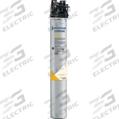 EVERPURE Water Filtration System: 5 micron, 2.5 gpm, FNPT, 22 in Overall Ht, 25,000 gal, Carbon (MPN EV925973-75). Key specifications — Brand: EVERPURE; Reduces: Objectionable Odors; Filter Media: Carbon.