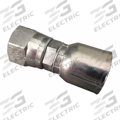 AEROQUIP Hydraulic Crimp Fitting: Steel x Steel, Straight, -8 For Hose Dash Size - Aeroquip Crimp Hydraulic Hose Fittings with JIC Connection