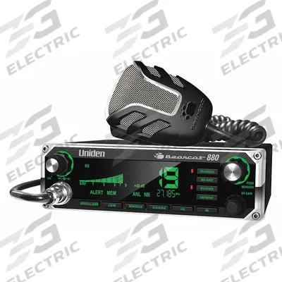 CB Radio: Mounted, Gen Purpose, 26 to 27 MHz, 8 ft Microphone Cord Lg - Vehicle-Mounted CB Radios