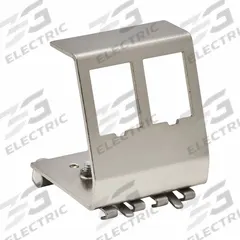 EATON TRIPP LITE Jack Boxes: Keystone, Keystone, 2 Ports, Silver, N063-002. Key specifications — Features: Heavy-Duty Metal Construction; Brand: EATON TRIPP LITE; Color: Silver.
