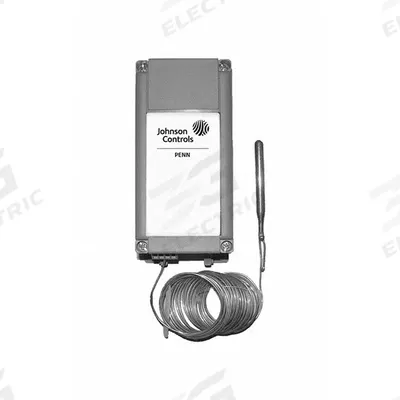 PENN Temperature Control: 0° to 190°F, Plastic, Fixed, 5+/-2°F - Weatherproof Single-Stage Controls