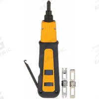 FLUKE NETWORKS Punch Down Tool: 66/110, Terminate/Cut/Terminate Only, Blade/Tool, Datacom, 10061501. Key specifications — attr510658: 66; 110; attr511270: Terminate/Cut; Terminate Only; attr511274: Tool; attr511277: Punch Down Tool; attr511272: Cushion; attr511279: Datacom.