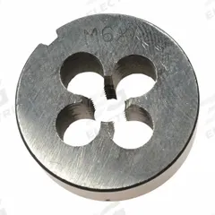 WESTWARD Alloy Steel Die, M6x1: CCT1060-158, Die