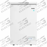 DANBY Compact Chest Freezer: White, 3.5 cu ft Capacity, Energy Star Compliant, Up to 5.9 cu ft (MPN DCF035A5WDB). Key specifications — attr1282519: Yes; attr1282541: DANBY.