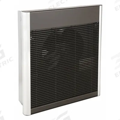 QMARK Recessed Electric Wall-Mount Heater: 2000 W/4000 W, 208V AC, Single Phase - Large Recessed Electric Wall Heaters