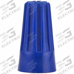 3M Twist-On Wire Connectors: Blue, Wire Sizes 22 AWG – 16 AWG, 300 V, 100, PK (MPN H-30-POUCH). Key specifications — Brand: 3M; Maximum Wire Combination: (1) 14 AWG with (1) 18 AWG; Manufacturer Part Number: H-30-POUCH; Minimum Wire Combination: (5) 22 AWG.