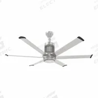 BIG ASS FANS Ceiling Fan: 9,676 cfm Airflow, 60 in Blade Dia, 7 Speeds, 100 to 277V AC, Single Phase (MPN MKI61051806A727I24S2). Key specifications — Voltage: 100 to 277V AC; Light Kit: Yes; Series: I6; Number of Speeds: 7; Phase: Single; Current: 2 mA; Brand: BIG ASS FANS.