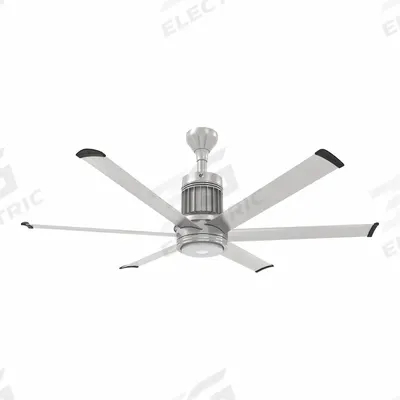 BIG ASS FANS Ceiling Fan: 9,676 cfm Airflow, 60 in Blade Dia, 7 Speeds, 100 to 277V AC - Industrial HVLS Ceiling Fans