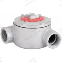 Conduit Outlet Body: Iron, Triple Coat Epoxy Coating, GR, 1 1/4 in Trade Size, Threaded (MPN GRN125). Key specifications — Series: For Standard Body; Compatible Conduit Trade Size: 1-1/4 in; Thread Gender: Female; Hub Style: Threaded; Cover Included: Yes; Body Style: N; Connection Type: Threaded; Back Type: Round.