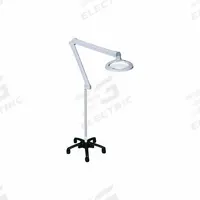 BURTON Magnifier: LED, 1360 lux/3830 lux, Floor Stand, 4000K, 90 CRI, 10 W Watt, 100 to 240V AC (MPN EMLFL). Key specifications — Operating Voltage: 100 to 240V AC; Illumination: 1360 lux; Magnification: 1.88x; Includes Ultraviolet Light: No; Manufacturer Part Number: EMLFL; Brand: BURTON; Color Temperature: 4000K.