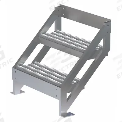TRI-ARC Configurable Platform Ladder: 2.3 ft Overall Ht, 29 in Overall Wd - Stairway Ladders