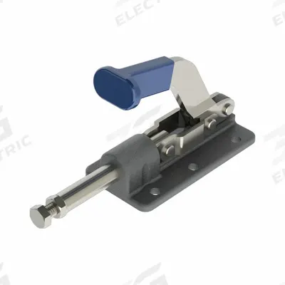 JERGENS Straight-Line Toggle Clamp: Flange Base Mounting, Std Horizontal Handle - Standard Straight-Line Toggle Clamps