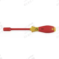 WIHA Solid Round Shank Nut Driver: Straight, Metric, Without Magnetized Tip, Std, 5 mm Tip Size (MPN 32209). Key specifications — attr1214485: Round; attr1214505: WIHA.