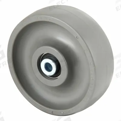 APPROVED VENDOR Caster Wheel: 6 in Wheel Dia., 2 in Wheel Wd, Nylon, 1,500 lb Load Rating - Ergonomic Elastomer Tread Wheels