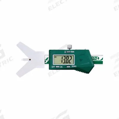 INSIZE Digital Caliper: 2 mm to 25 mm, Cabled - Arc Radius Digital Calipers