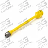 STEELMAN Torque Stick Extension: Impact Wrenches/Sockets, Steel, Extension, 65 ft-lb Working Torque (MPN 50092A). Key specifications — For Use With: Impact Wrenches; Socket Type: Extension; Size: 1/2 in; Color: Yellow; Material: Steel; Brand: STEELMAN.
