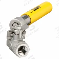 SHARPE Manual Two-Way Ball Valve: 1/2 in, 316 Stainless Steel, Straight Valve Body, FNPT x FNPT (MPN 4351012320). Key specifications — Seat Material: Polymer; Brand: SHARPE; Handle: Locking Lever.