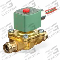 REDHAT Solenoid Valve: 2-Way, Normally Closed, 1/2 in Pipe Size, 12V DC, Watertight, High Flow (MPN K210G002LFXP 12/DC). Key specifications — Pipe Size: 1/2 in; Voltage: 12V DC; Brand: REDHAT; Coil Enclosure: Watertight.