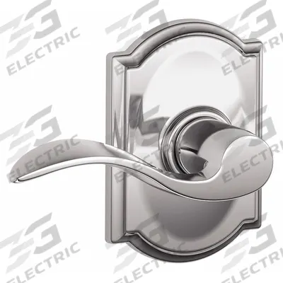 SCHLAGE Door Lockset: Passage Lever Locksets, Chrome