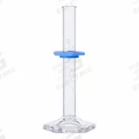 GLOBE SCIENTIFIC Graduated Cylinder: 5 mL, A, To Deliver (TD), 0.1 mL Graduation Increments - mL (MPN 8300005). Key specifications — ASTM Specification: E1272; Brand: GLOBE SCIENTIFIC; USP Specification: Type I; Closure Included: No; Includes: Polyethylene Bumper Guard.