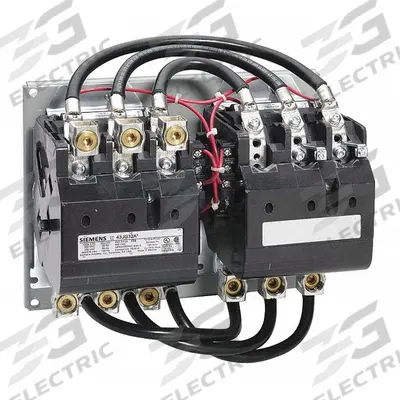Siemens Magnetic Contactor: Reversing, 3 Poles, NEMA Size 4, 135 A - Reversing NEMA Contactors
