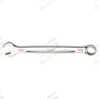 MILWAUKEE Combination Wrench: Chrome Vanadium Steel, Chrome, 11/16 in Head Size, 8 3/4 in Overall Lg (MPN 45-96-9422). Key specifications — attr309539: 11/16 in; attr309567: Yes; attr324930: MILWAUKEE.