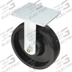 DAYTON Rigid Caster: 625 lb Load Capacity, 8 in Overall Lg, 2 in Overall Wd, Polyolefin/Steel, Black (MPN NOB7903). Key specifications — Material: Polyolefin; Compatible Grainger Part Number: 3BE80; Color: Black; Brand: DAYTON; Manufacturer Part Number: NOB7903.