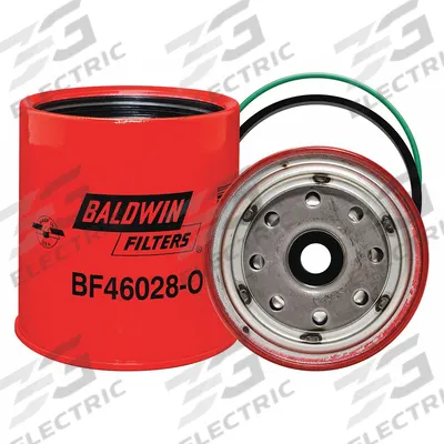 BALDWIN FILTERS Fuel Filter: Spin-On, 4 in Outside Dia, 1"-14 Thread Size, Cellulose - Spin-On Fuel Filters