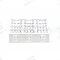 Tube Rack: 13 1/4 in Overall Wd, 2 1/2 in Overall Ht, Polypropylene, White, (120) Places (MPN F18872-0000). Key specifications — Material: Polypropylene; Color: White; Product Type: Test Tube Rack; Total Holding Capacity: (120) Places; Brand: SP SCIENCEWARE.