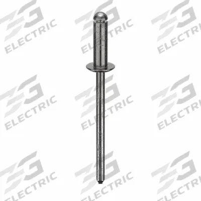 APPROVED VENDOR Blind Rivet,2.49 in L,0.125 in dia,PK500: Inch, 2 31/64 in Overall Lg, 25/64 in Body Lg - Large Flange Blind Rivets