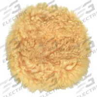 CARRAND Polishing Bonnet: Bonnet, Elastic Band, Wool, 6 in Outside Dia, Beige, 3,600 RPM Max Speed (MPN 40403AS). Key specifications — Texture: Soft; Material: Wool; Product Type: Bonnet; Compatible Tool Type: Polishers; Color: Beige; Compatible Surface Material: Metal; Features: Extra Soft for Buffing and Finish Polishing; Brand: CARRAND.