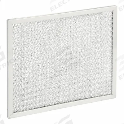 GRAINGER Range Hood Filter: 9 in x 11 in x 1 in, Aluminum - Kitchen Exhaust Fan Mesh Air Filters